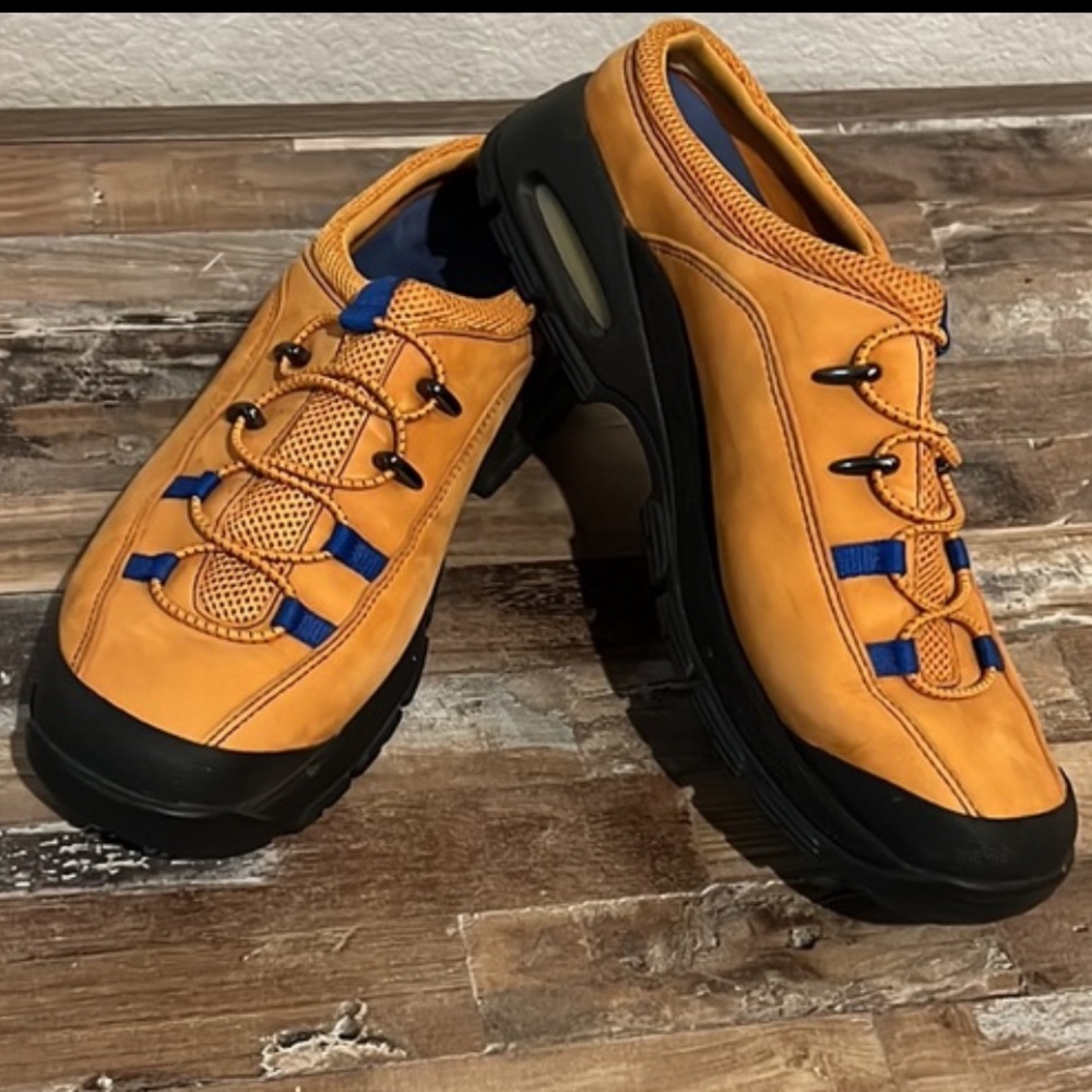 Cole Haan orange mule sneaker